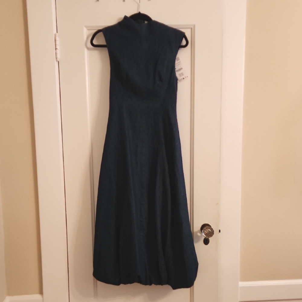 XS Zara Denim Blue Sleeveless Dress